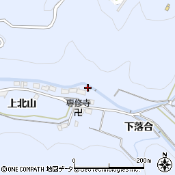 愛知県岡崎市池金町上北山19周辺の地図