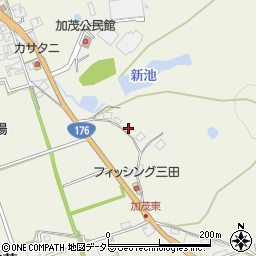 兵庫県三田市加茂246周辺の地図