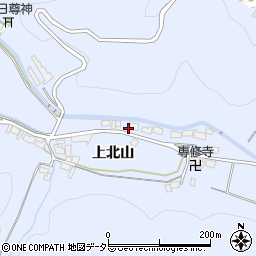愛知県岡崎市池金町上北山70周辺の地図