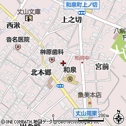 和泉乃郷一号館周辺の地図