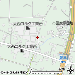 兵庫県加東市家原614周辺の地図