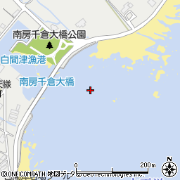 南房千倉大橋周辺の地図