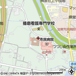 兵庫県加東市家原123周辺の地図