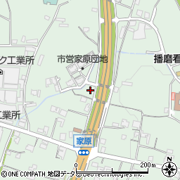 兵庫県加東市家原343周辺の地図