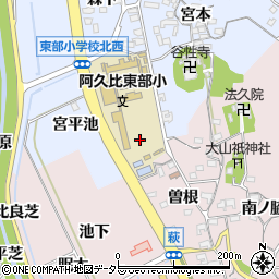 愛知県知多郡阿久比町宮津神池下周辺の地図