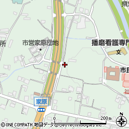 兵庫県加東市家原331周辺の地図
