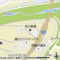 生川倉庫株式会社　四日市物流センター周辺の地図