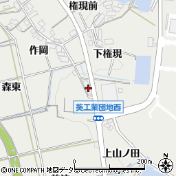 愛知県岡崎市岡町原山5周辺の地図