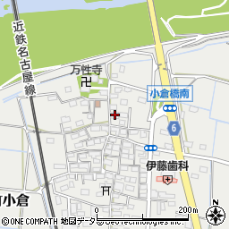 三重県四日市市楠町小倉679周辺の地図