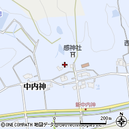 兵庫県三田市中内神130周辺の地図