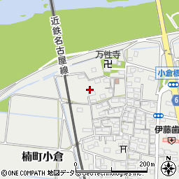三重県四日市市楠町小倉669周辺の地図