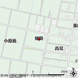 愛知県安城市桜井町蟻路周辺の地図