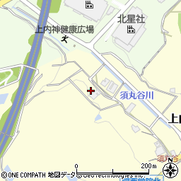 兵庫県三田市上内神475周辺の地図