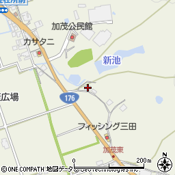 兵庫県三田市加茂835周辺の地図