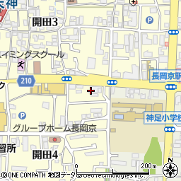 ＪＡ京都中央神足周辺の地図