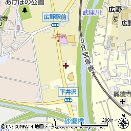兵庫県三田市下井沢412周辺の地図