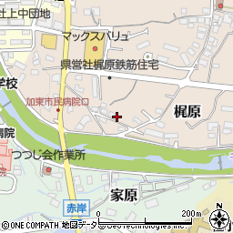 兵庫県加東市梶原386周辺の地図