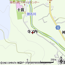 兵庫県川辺郡猪名川町万善寺ノ内周辺の地図