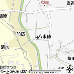 愛知県新城市八束穂横枕周辺の地図
