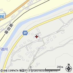 愛知県新城市乗本下井戸23-1周辺の地図