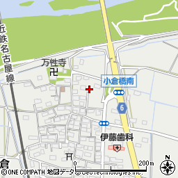 三重県四日市市楠町小倉832周辺の地図
