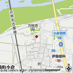 三重県四日市市楠町小倉662周辺の地図