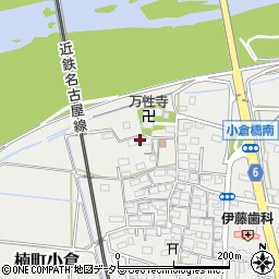 三重県四日市市楠町小倉653周辺の地図