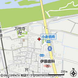 三重県四日市市楠町小倉831-1周辺の地図