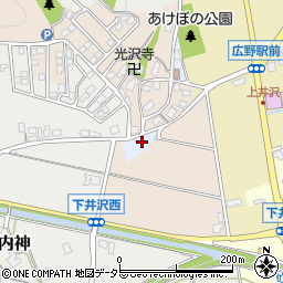 兵庫県三田市中内神877周辺の地図