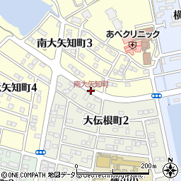 南大矢知町周辺の地図