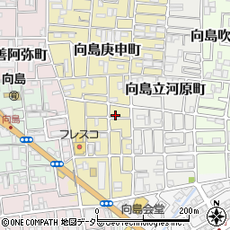 京都府京都市伏見区向島庚申町60-13周辺の地図