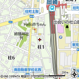 マイホテル　岡崎周辺の地図