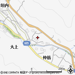 兵庫県川西市黒川谷垣内周辺の地図