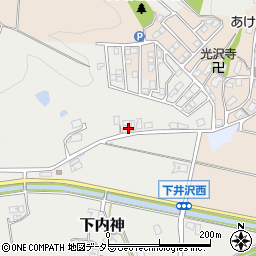 兵庫県三田市下内神495周辺の地図