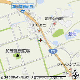 兵庫県三田市加茂265周辺の地図