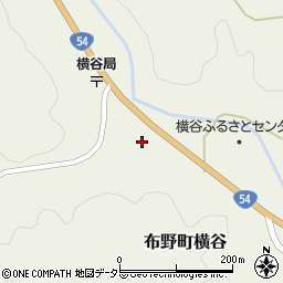 広島県三次市布野町横谷787周辺の地図