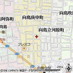 京都府京都市伏見区向島庚申町60周辺の地図