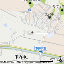 兵庫県三田市下内神493周辺の地図