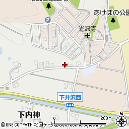 兵庫県三田市下内神492周辺の地図