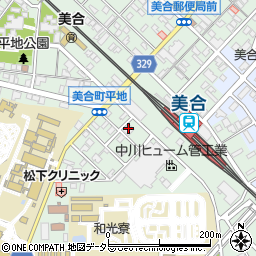 中川ヒューム管工業株式会社　岡崎工場周辺の地図