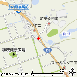 兵庫県三田市加茂263周辺の地図