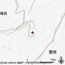 兵庫県川西市黒川1-4周辺の地図