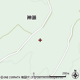 岡山県加賀郡吉備中央町神瀬123周辺の地図