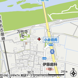 三重県四日市市楠町小倉833周辺の地図