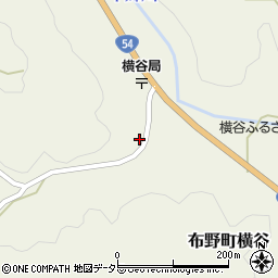 広島県三次市布野町横谷820周辺の地図