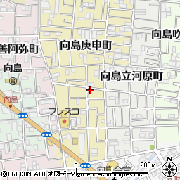 京都府京都市伏見区向島庚申町60-2周辺の地図
