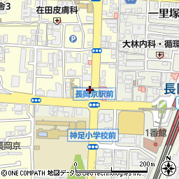 長岡京かつら耳鼻咽喉科周辺の地図
