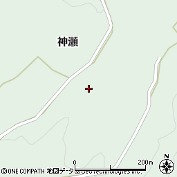 岡山県加賀郡吉備中央町神瀬123周辺の地図
