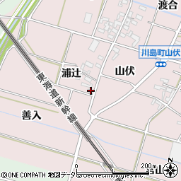 愛知県安城市川島町浦辻28周辺の地図