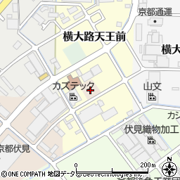 京都府京都市伏見区横大路沼周辺の地図